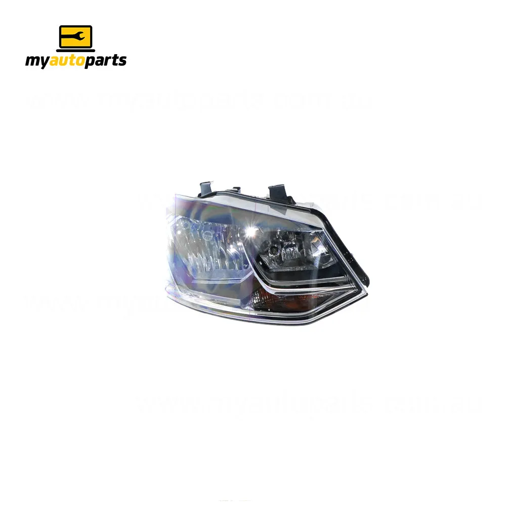 Halogen Head Lamp Drivers Side Genuine Suits Volkswagen Polo 6R 2014 to 2018