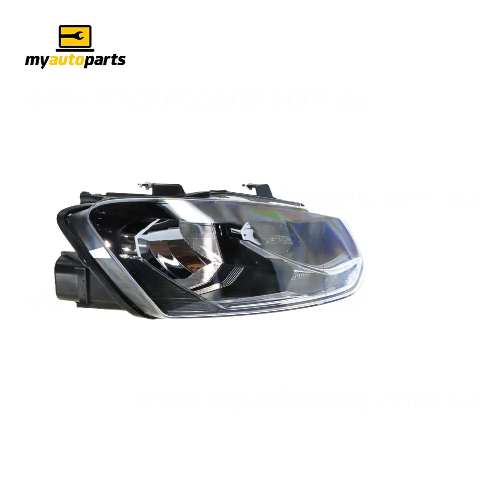 Halogen Head Lamp Drivers Side Genuine Suits Volkswagen Polo 6R 2014 to 2018