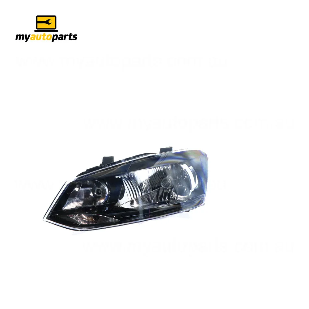 Halogen Head Lamp Passenger Side Certified Suits Volkswagen Polo Trendline 6R 2010 to 2014