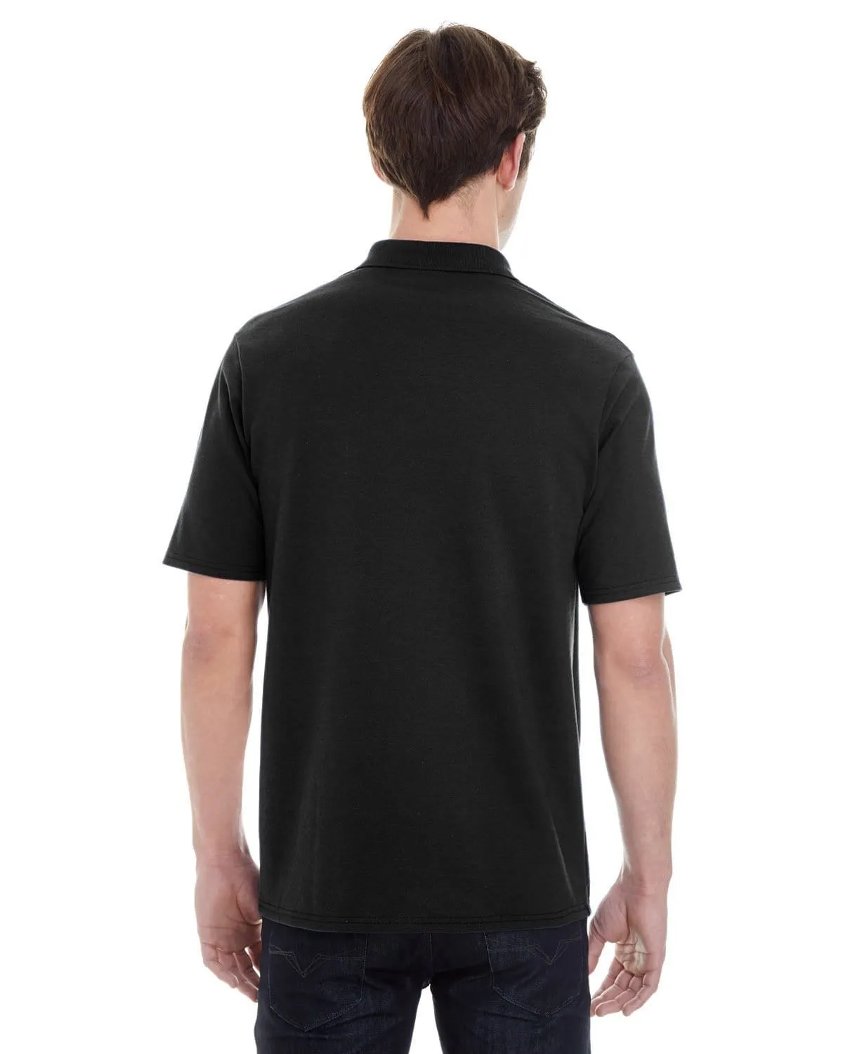 Hanes Mens X-Temp Pique Polo Shirt with Fresh IQ