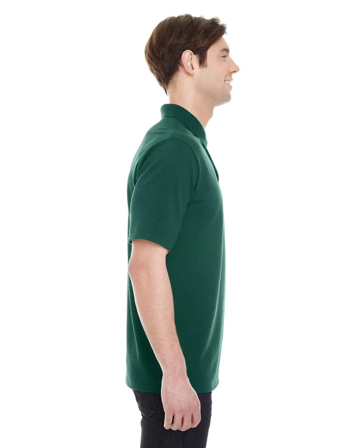 Hanes Mens X-Temp Pique Polo Shirt with Fresh IQ