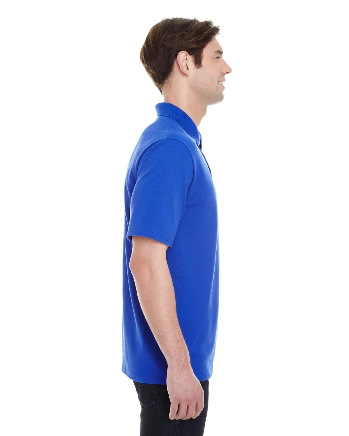 Hanes Mens X-Temp Pique Polo Shirt with Fresh IQ