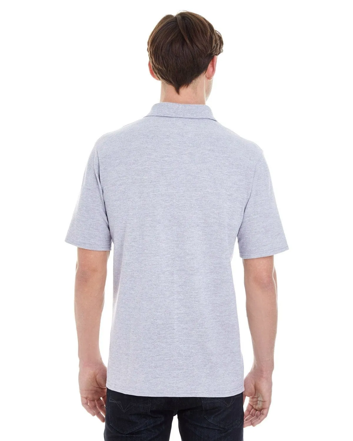 Hanes Mens X-Temp Pique Polo Shirt with Fresh IQ
