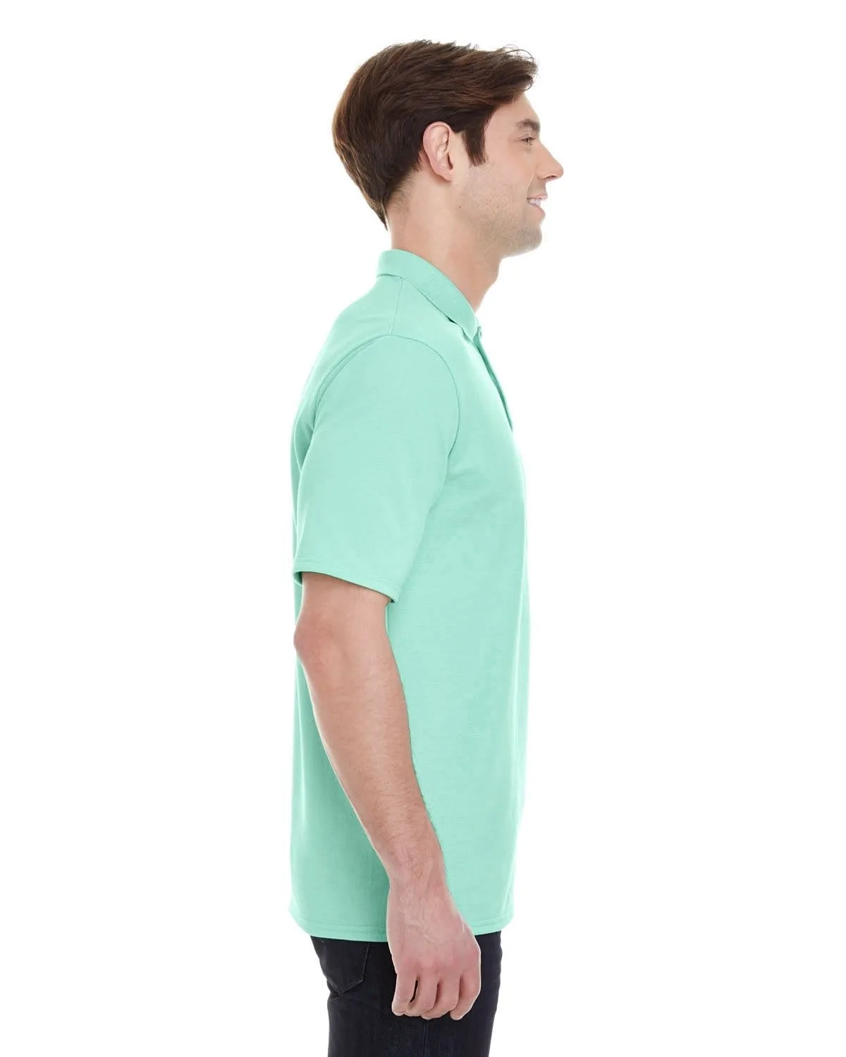 Hanes Mens X-Temp Pique Polo Shirt with Fresh IQ