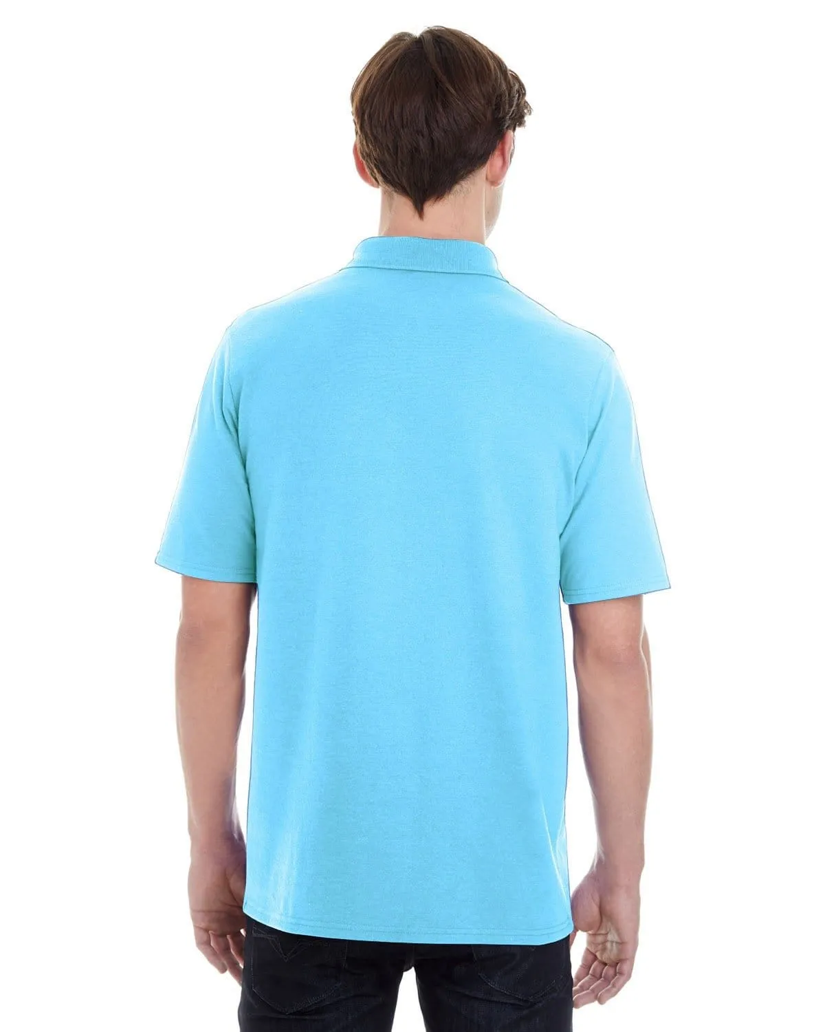 Hanes Mens X-Temp Pique Polo Shirt with Fresh IQ