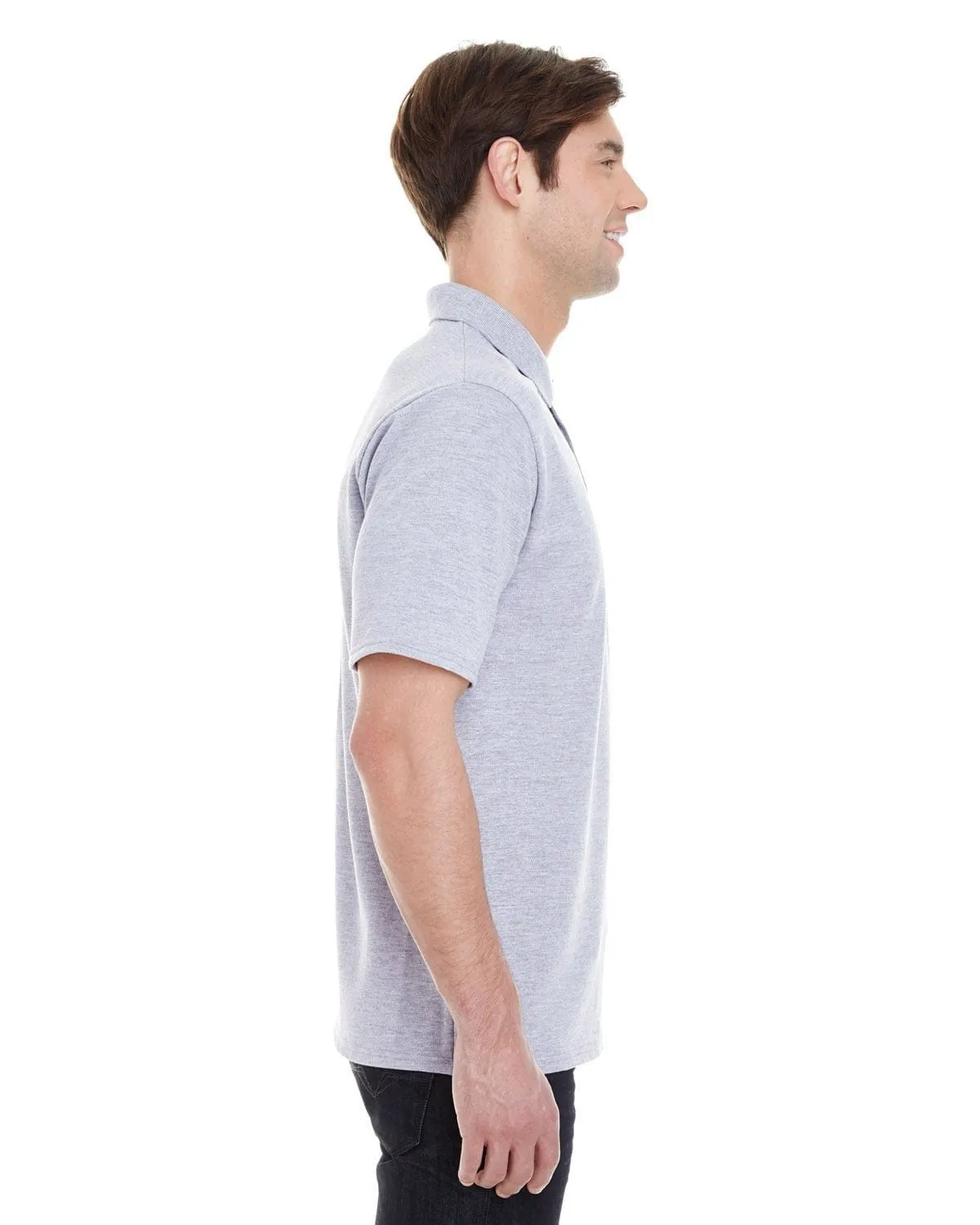 Hanes Mens X-Temp Pique Polo Shirt with Fresh IQ