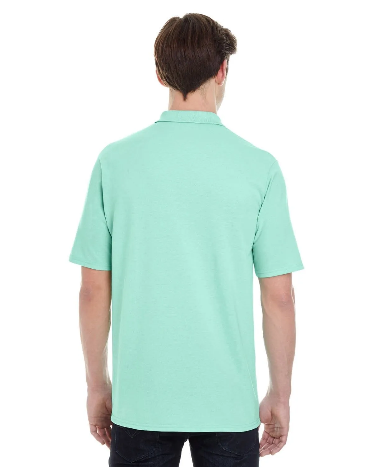 Hanes Mens X-Temp Pique Polo Shirt with Fresh IQ