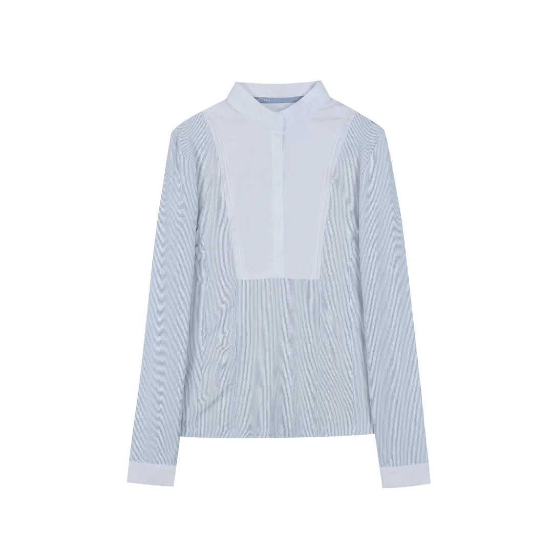 Harcour  Annie Techline Women Competition polo long sleeves - Blue