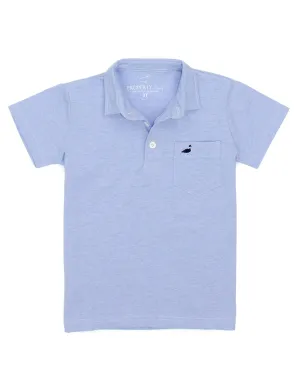 Harrison Pocket Polo | Light Blue