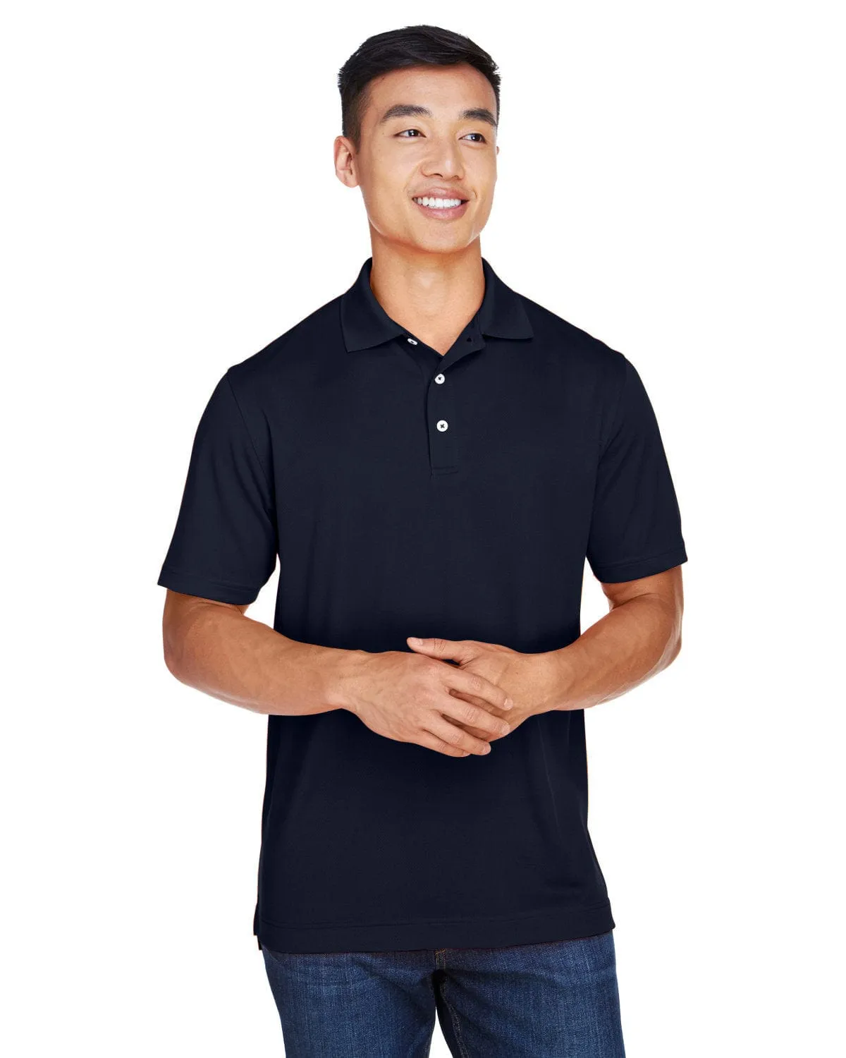Harriton Double Mesh Polo Shirt