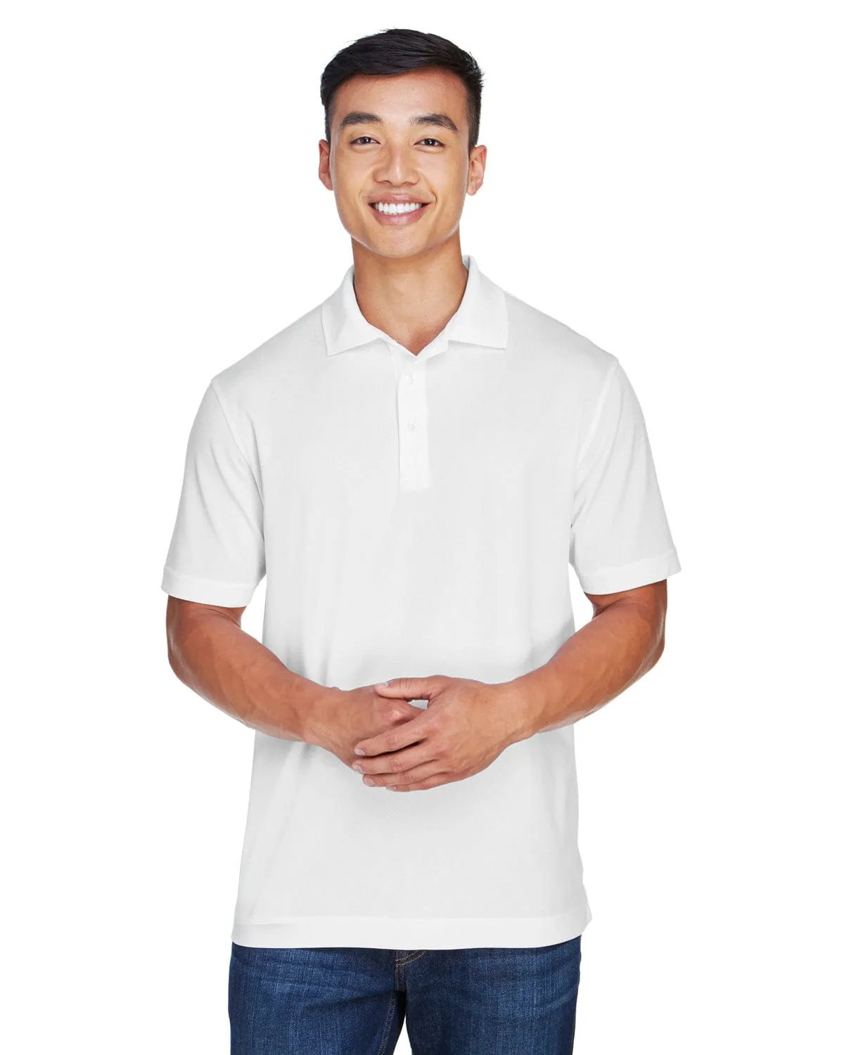 Harriton Double Mesh Polo Shirt