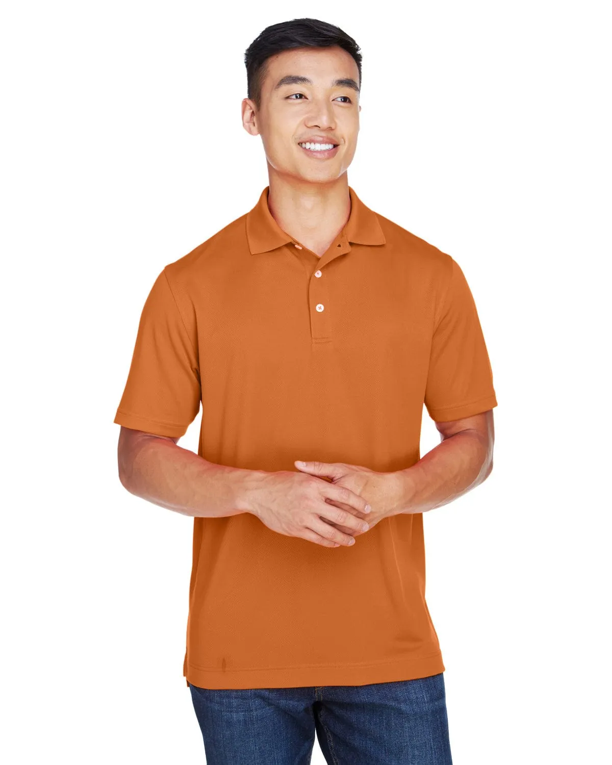 Harriton Double Mesh Polo Shirt