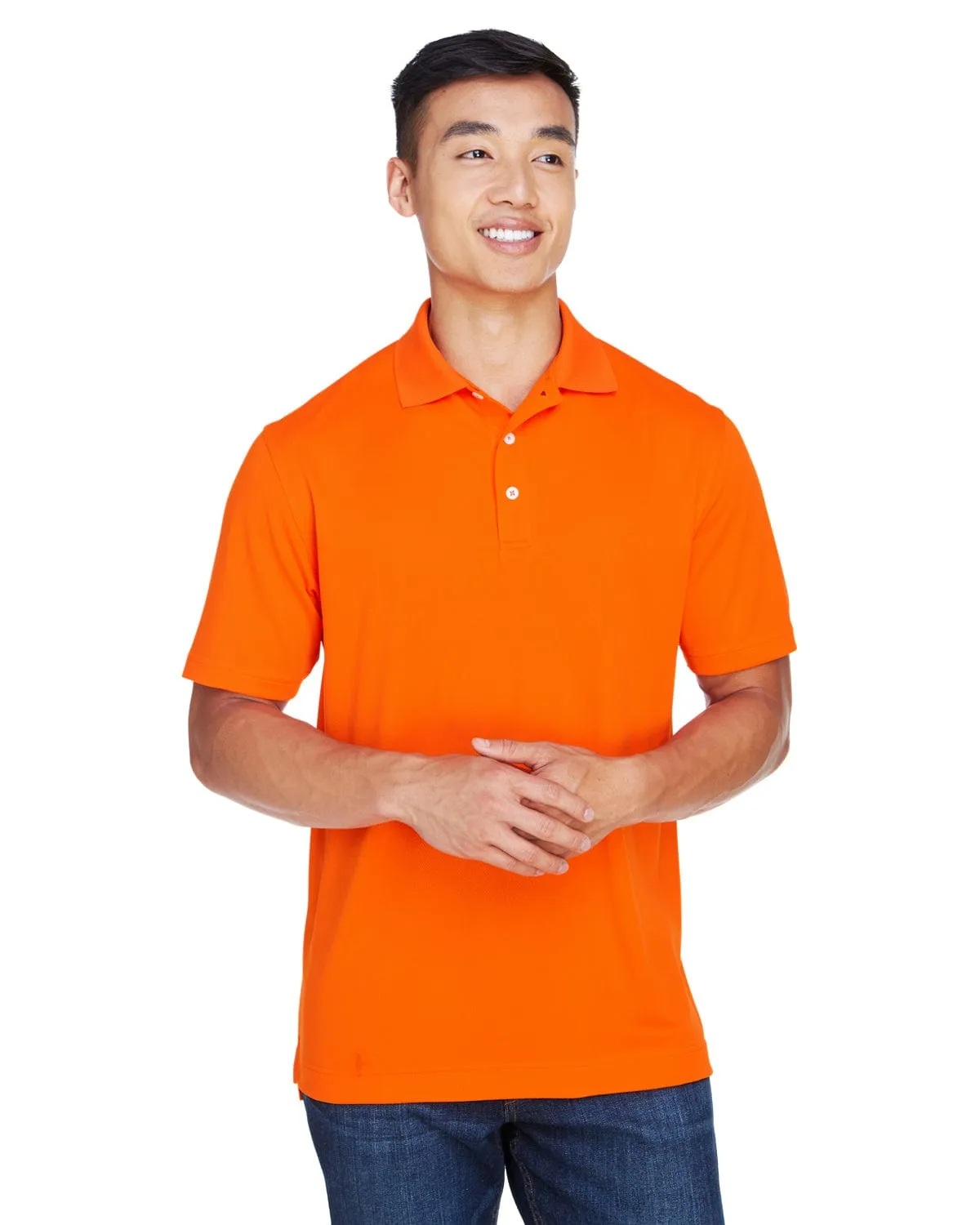 Harriton Double Mesh Polo Shirt