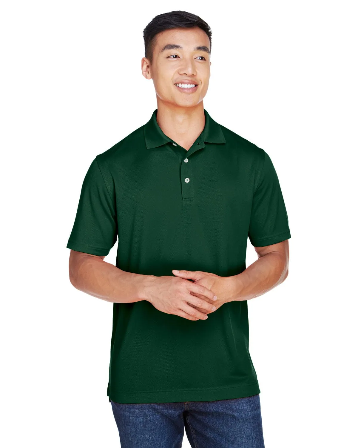 Harriton Double Mesh Polo Shirt