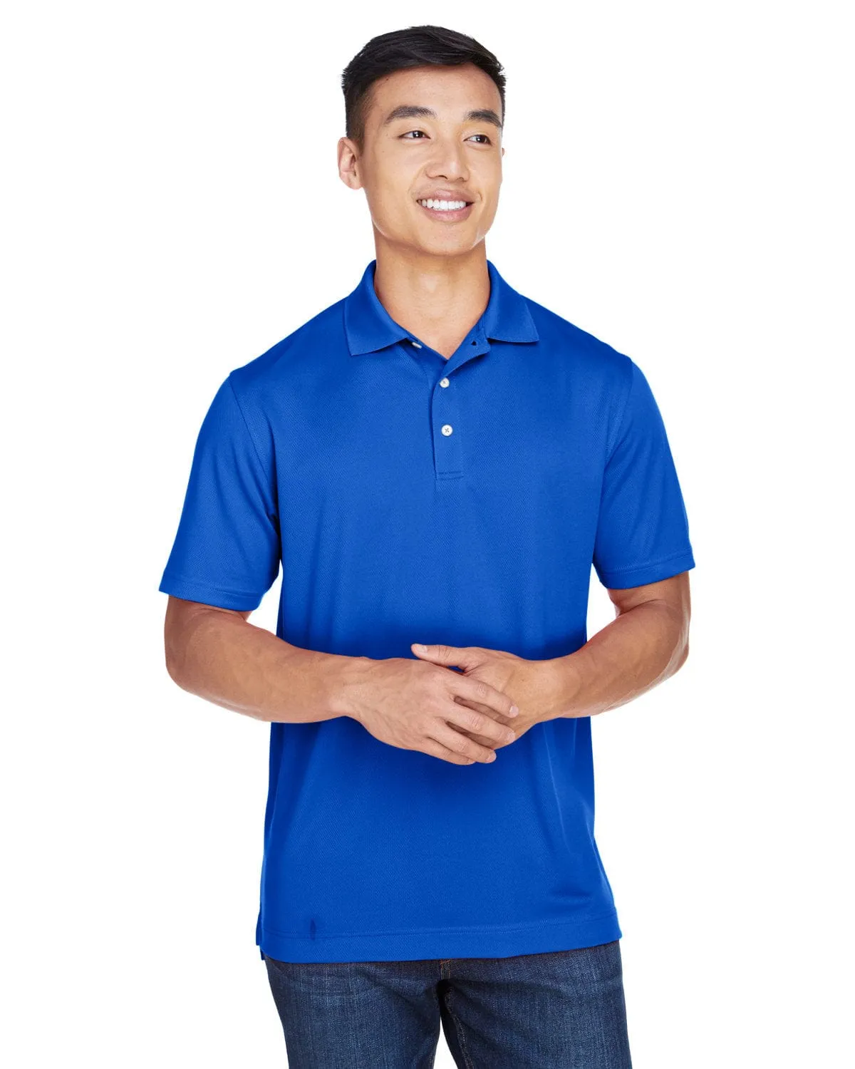 Harriton Double Mesh Polo Shirt