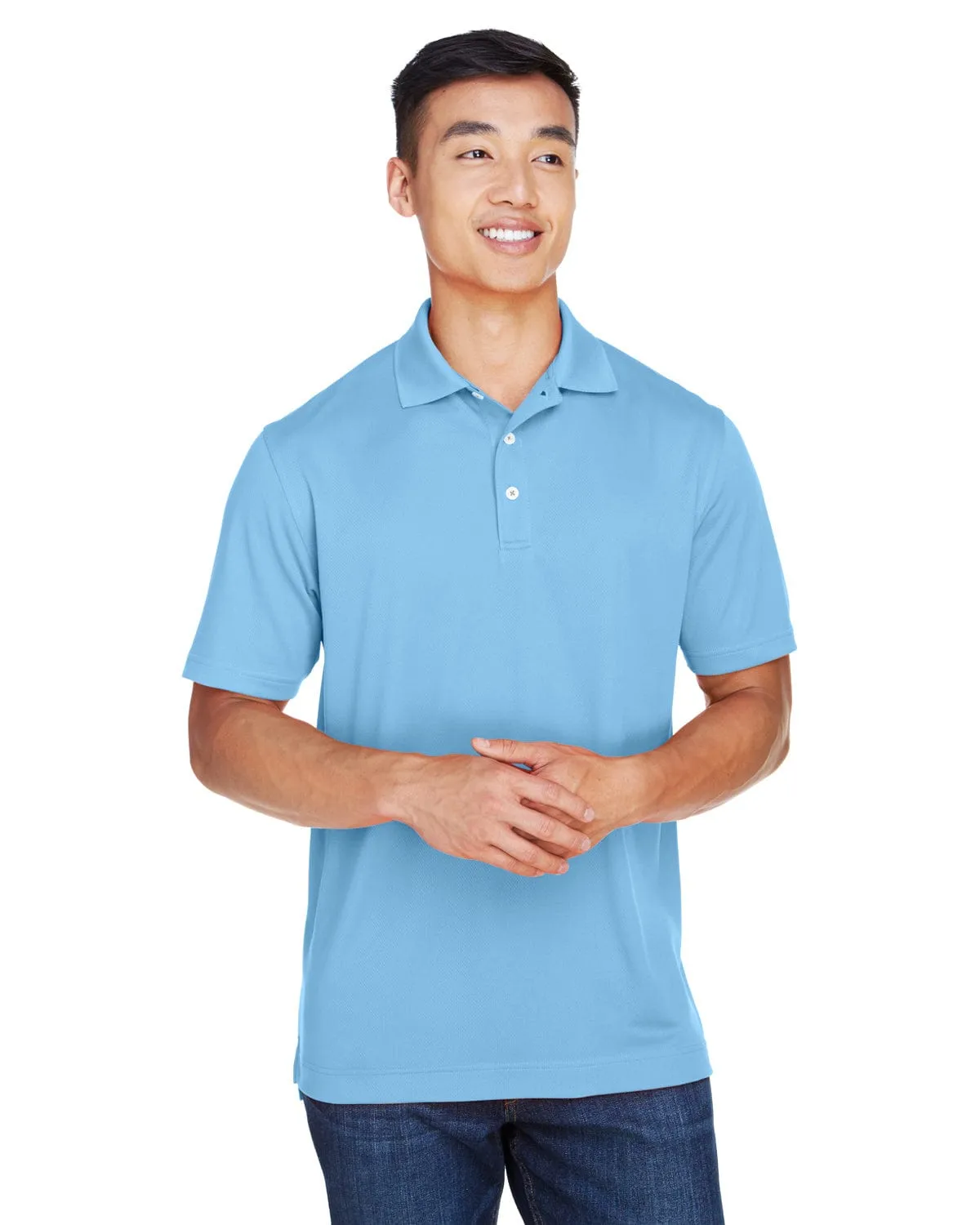 Harriton Double Mesh Polo Shirt