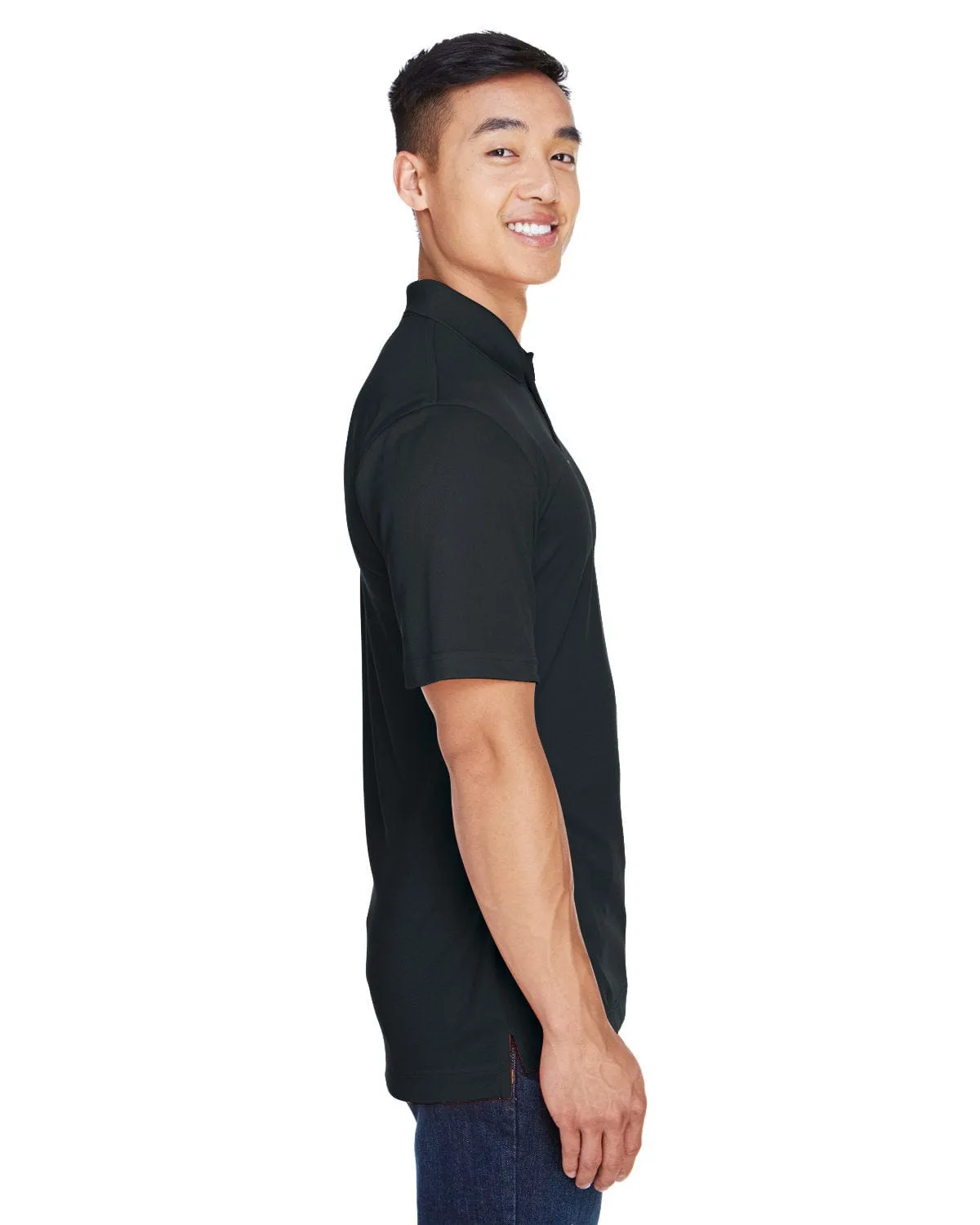 Harriton Double Mesh Polo Shirt