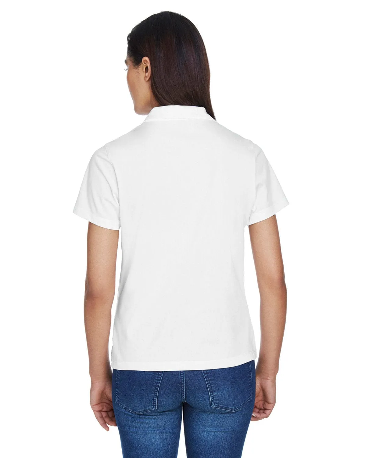 Harriton Ladies Micro-Pique Knit Polo Shirt