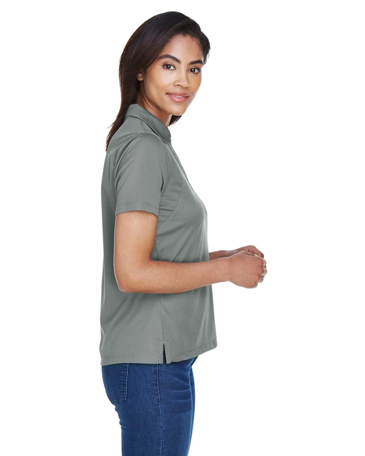 Harriton Ladies Micro-Pique Knit Polo Shirt