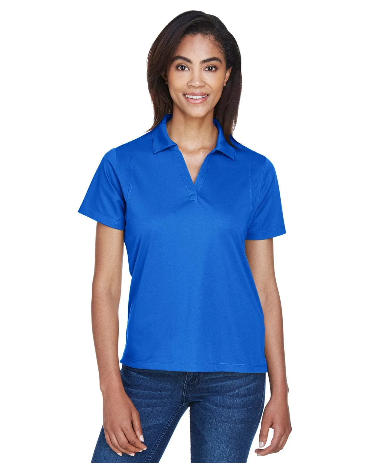 Harriton Ladies Micro-Pique Knit Polo Shirt