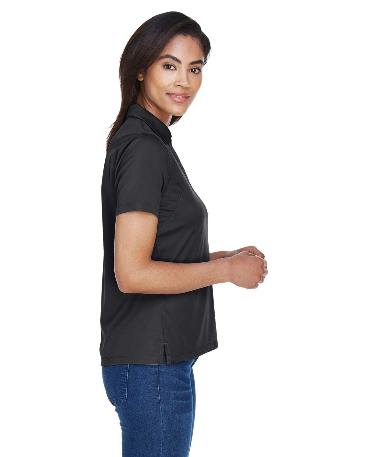 Harriton Ladies Micro-Pique Knit Polo Shirt