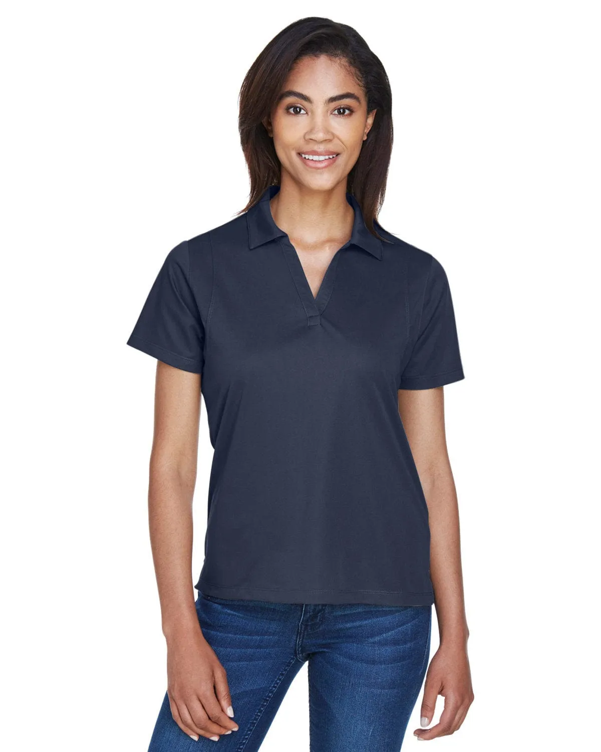 Harriton Ladies Micro-Pique Knit Polo Shirt