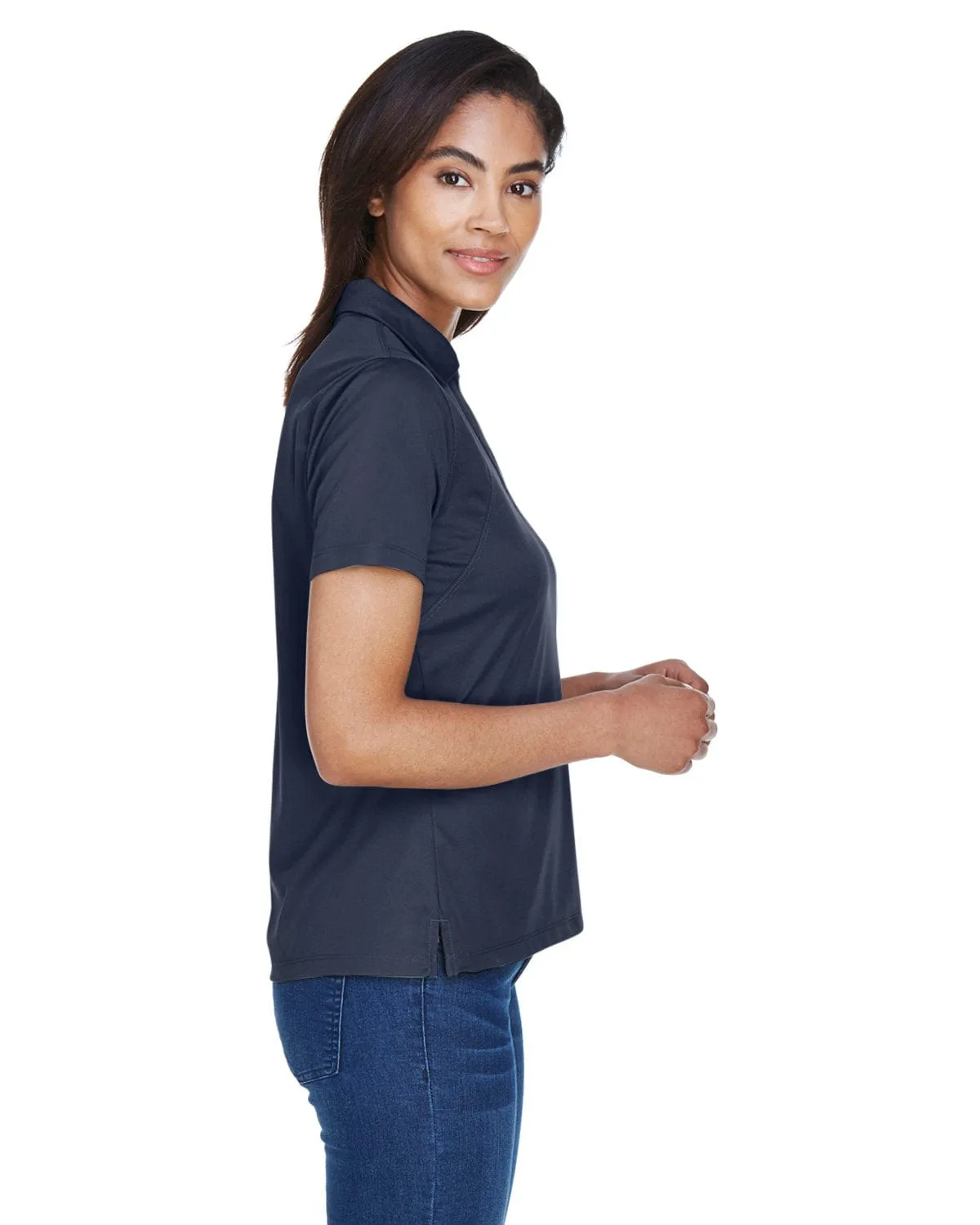 Harriton Ladies Micro-Pique Knit Polo Shirt
