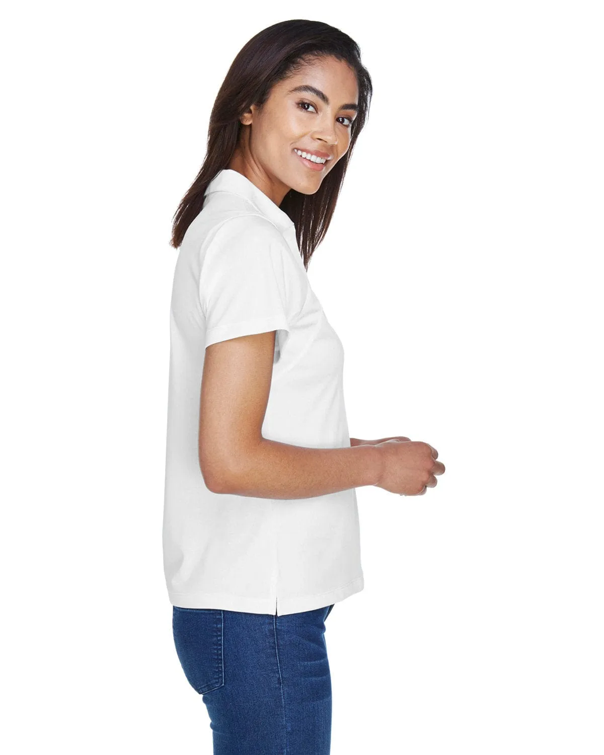 Harriton Ladies Micro-Pique Knit Polo Shirt