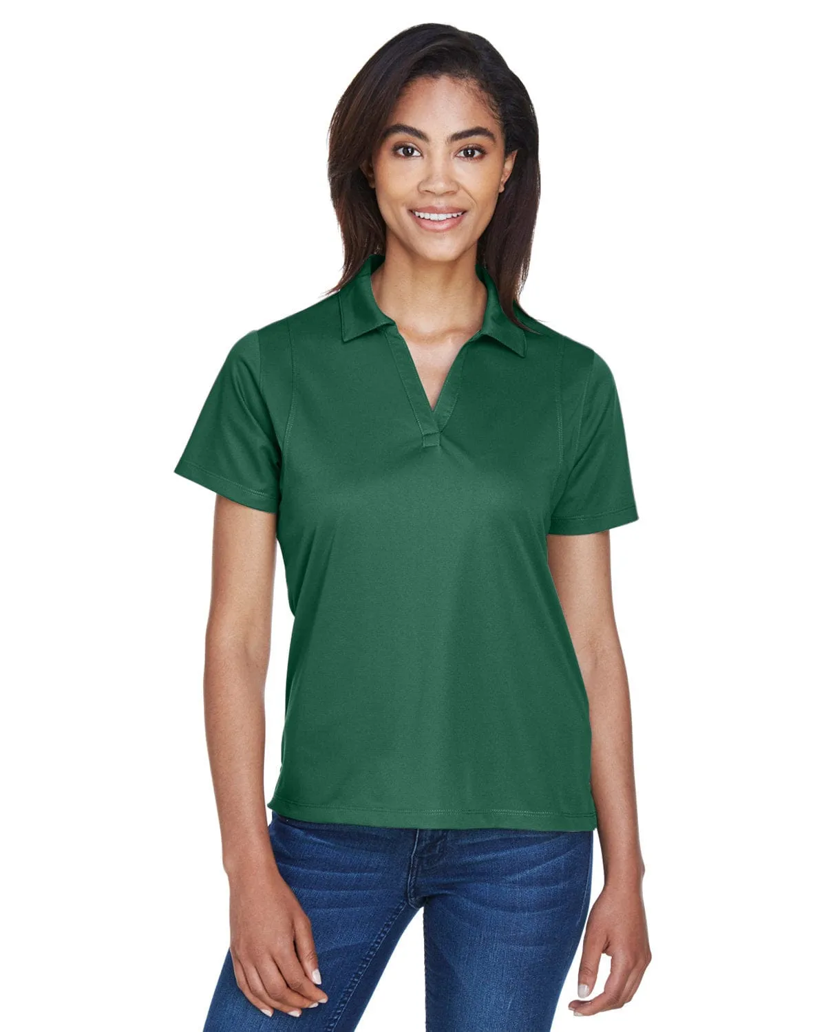 Harriton Ladies Micro-Pique Knit Polo Shirt