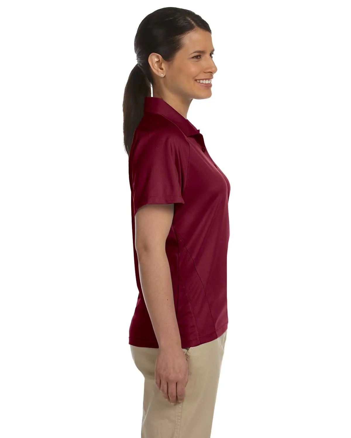 Harriton Ladies Polytech Mesh Polo Shirt