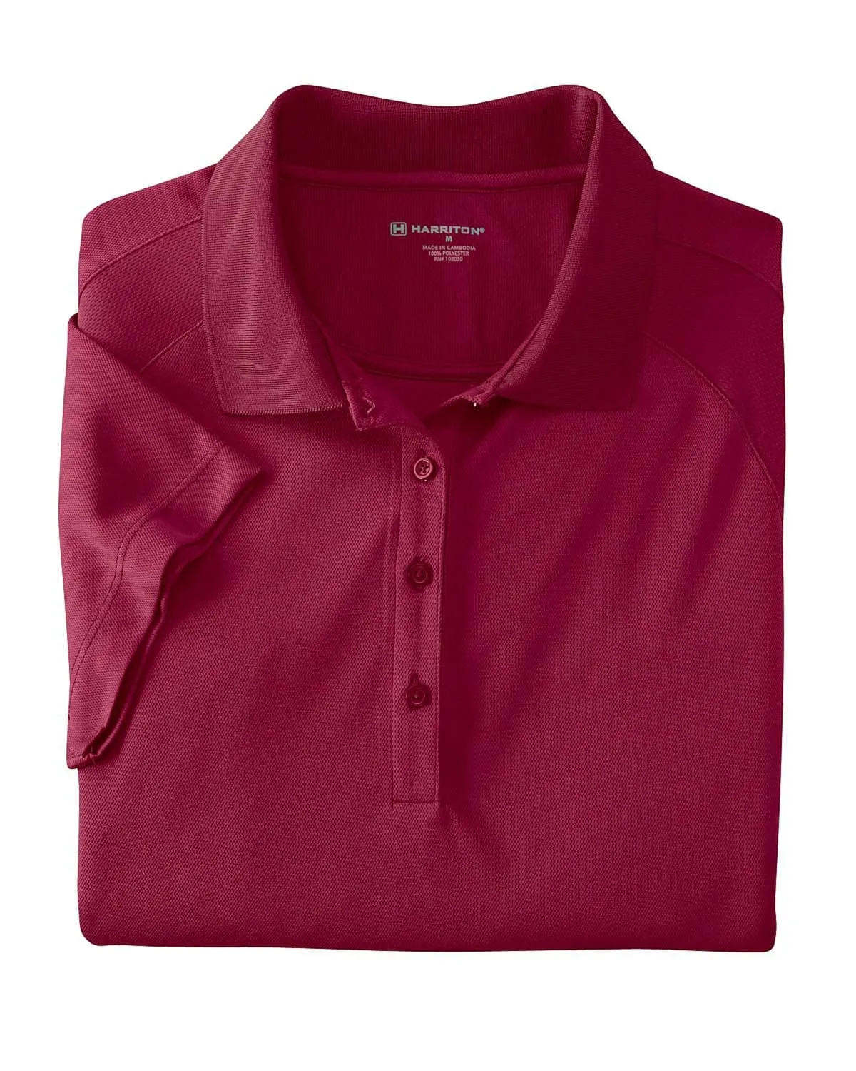 Harriton Ladies Polytech Mesh Polo Shirt