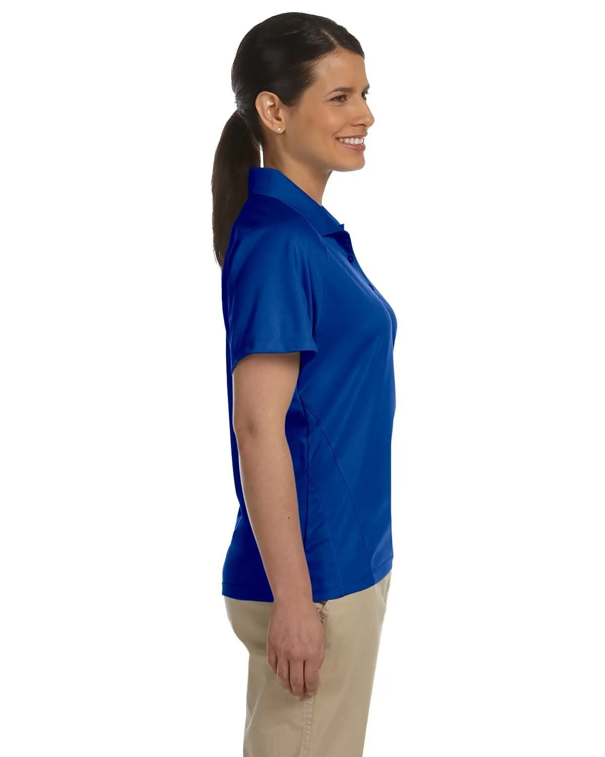 Harriton Ladies Polytech Mesh Polo Shirt