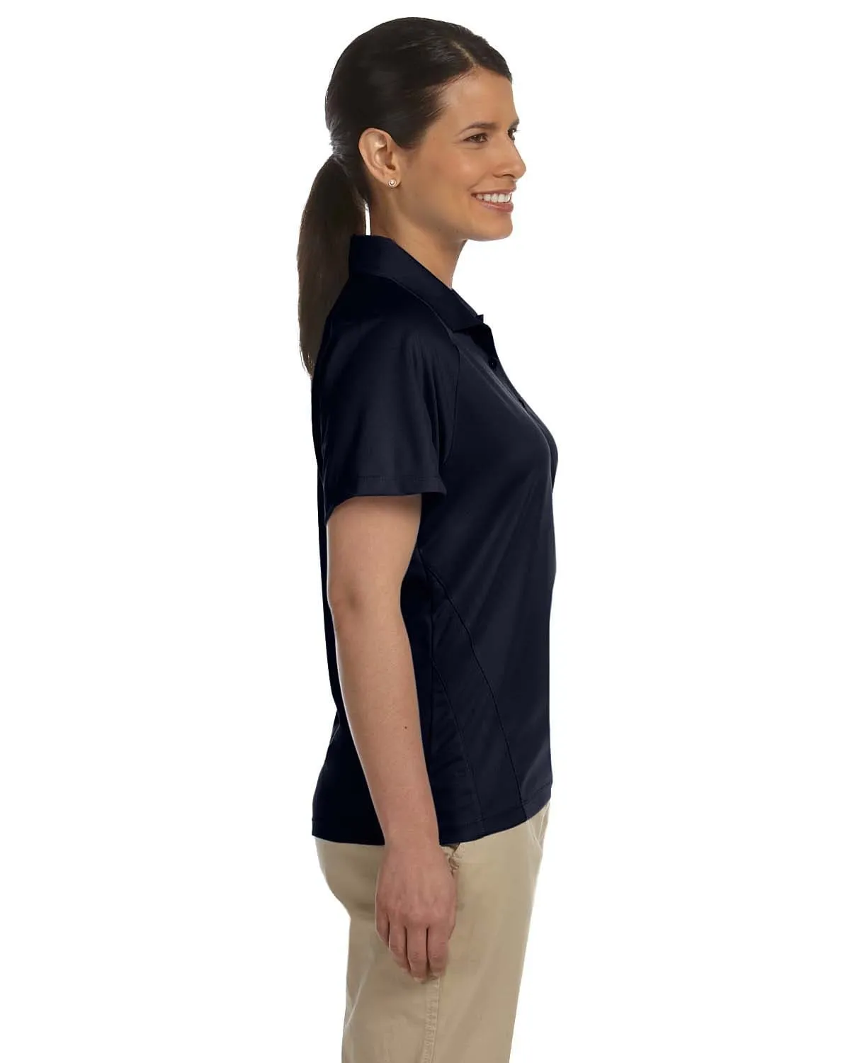 Harriton Ladies Polytech Mesh Polo Shirt