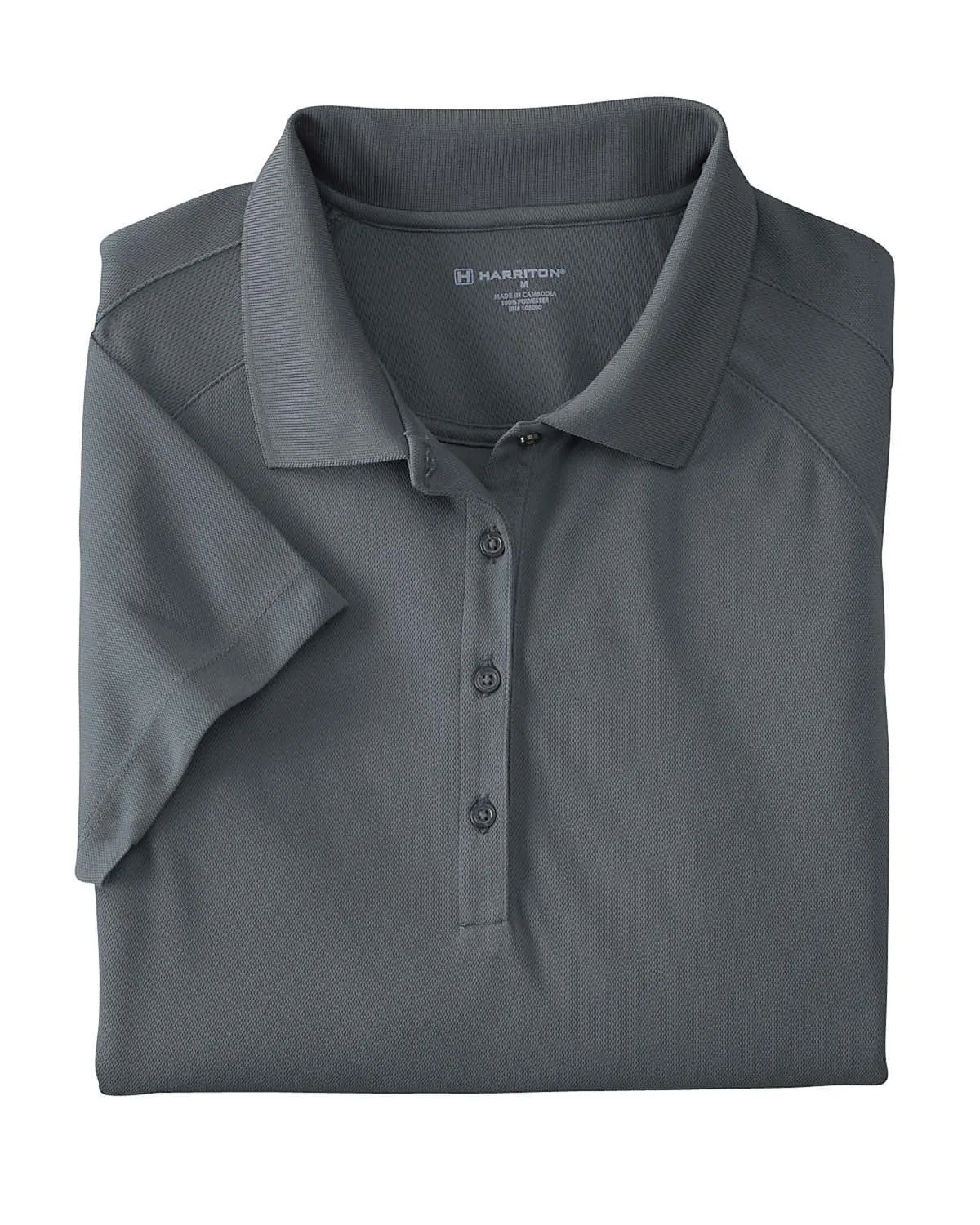 Harriton Ladies Polytech Mesh Polo Shirt
