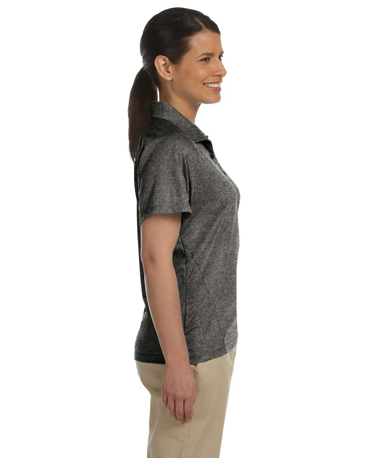 Harriton Ladies Polytech Mesh Polo Shirt