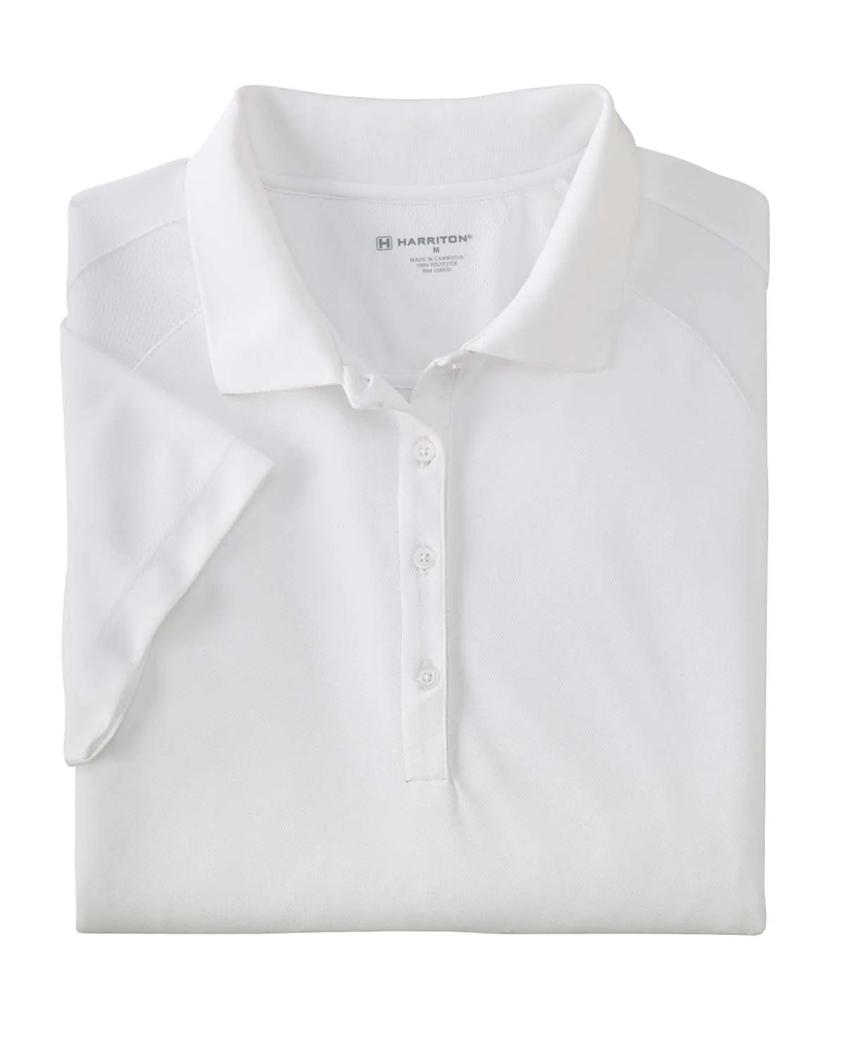 Harriton Ladies Polytech Mesh Polo Shirt