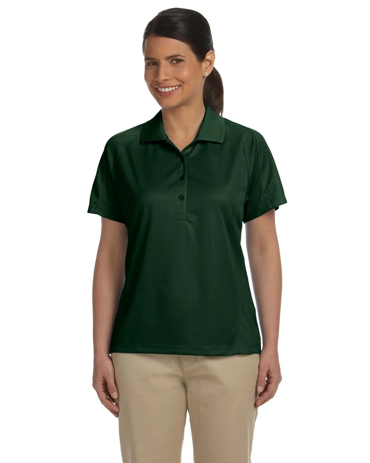 Harriton Ladies Polytech Mesh Polo Shirt