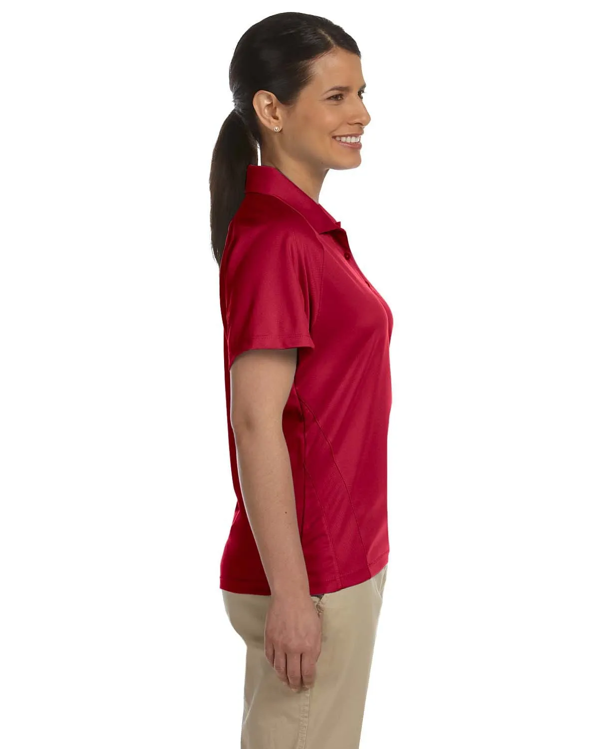 Harriton Ladies Polytech Mesh Polo Shirt