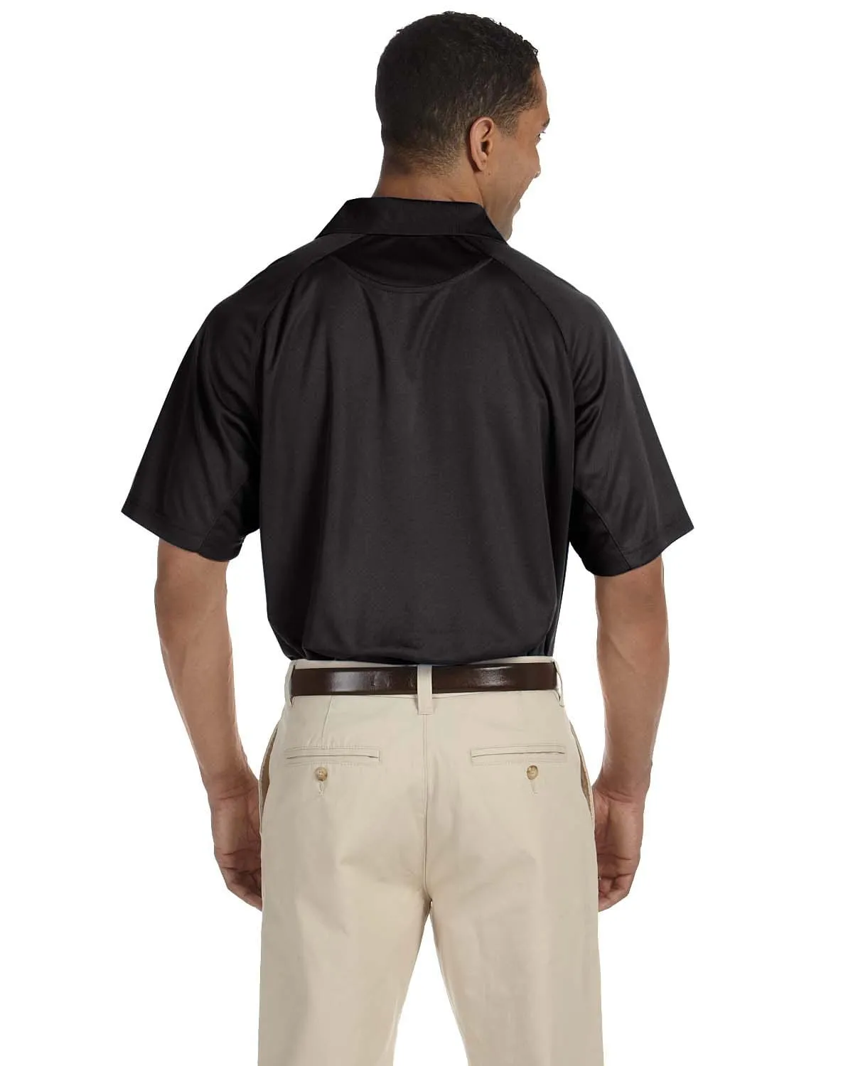 Harriton Polytech Mesh Polo