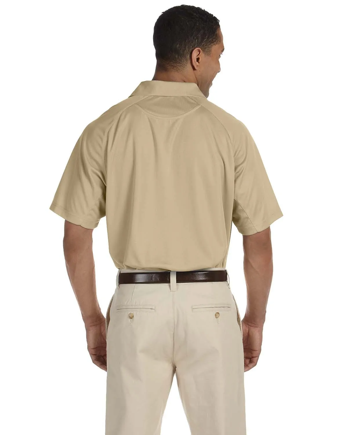 Harriton Polytech Mesh Polo
