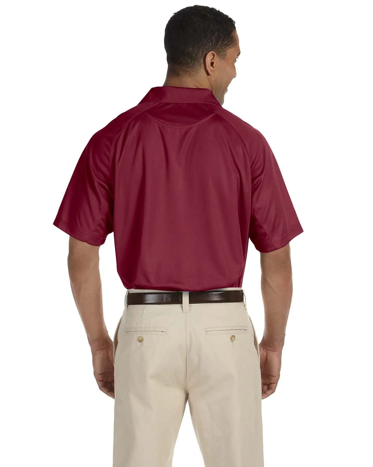 Harriton Polytech Mesh Polo