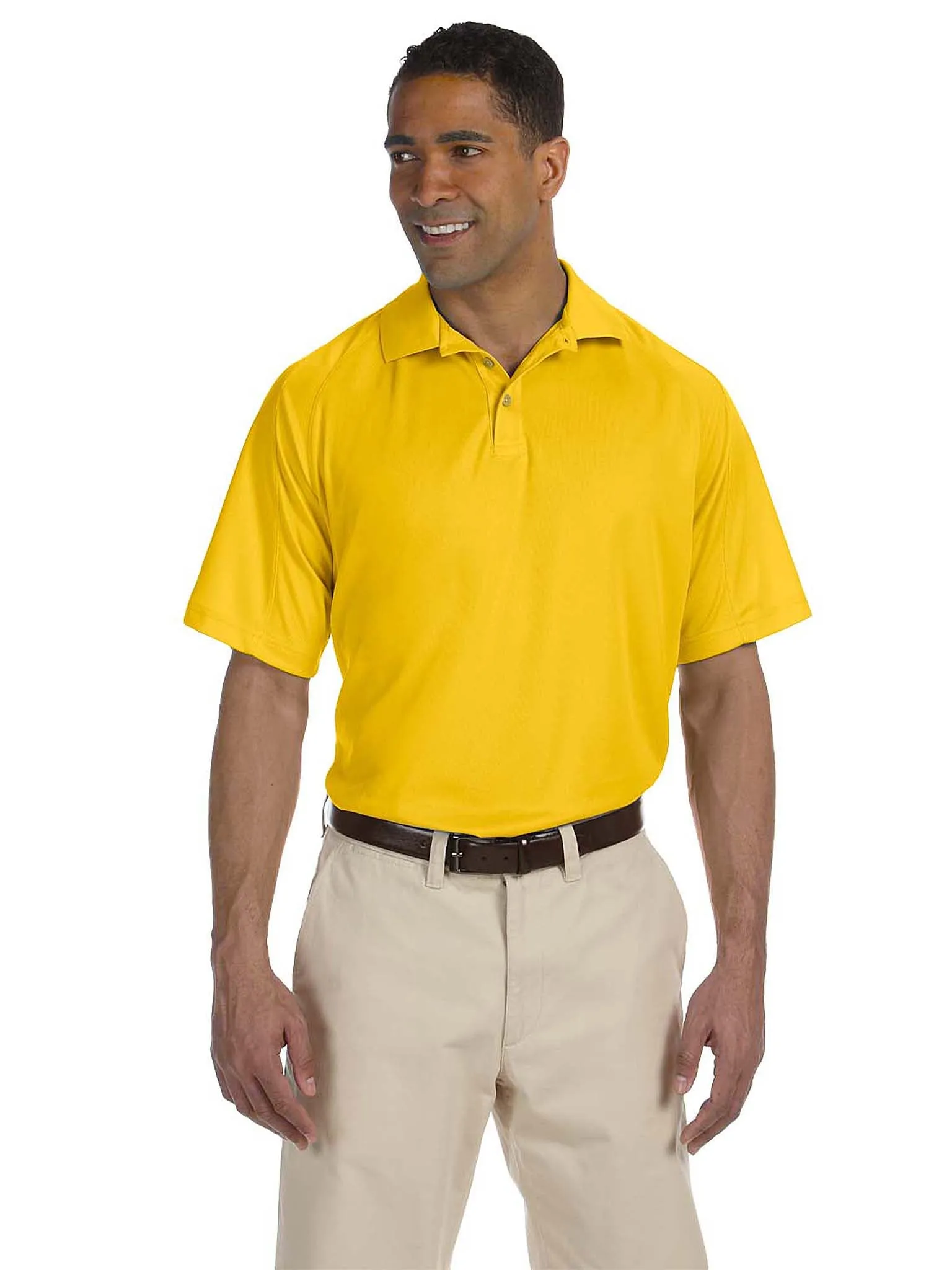 Harriton Polytech Mesh Polo