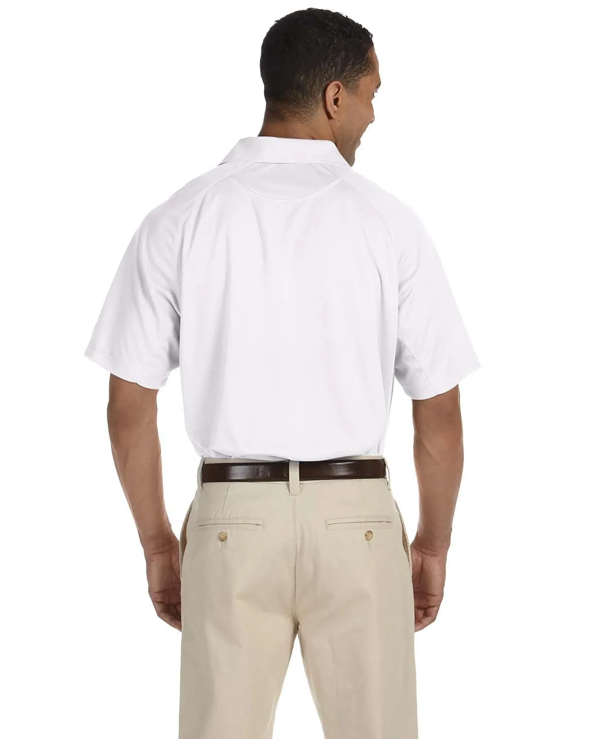 Harriton Polytech Mesh Polo