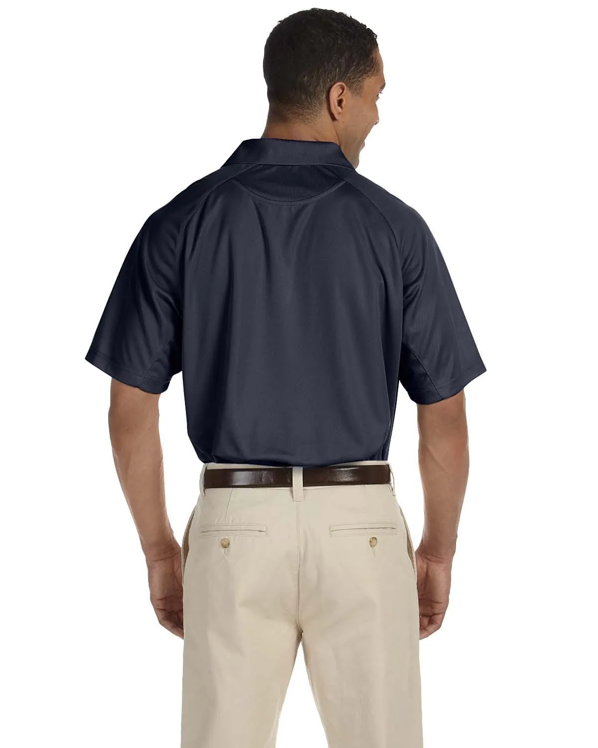 Harriton Polytech Mesh Polo