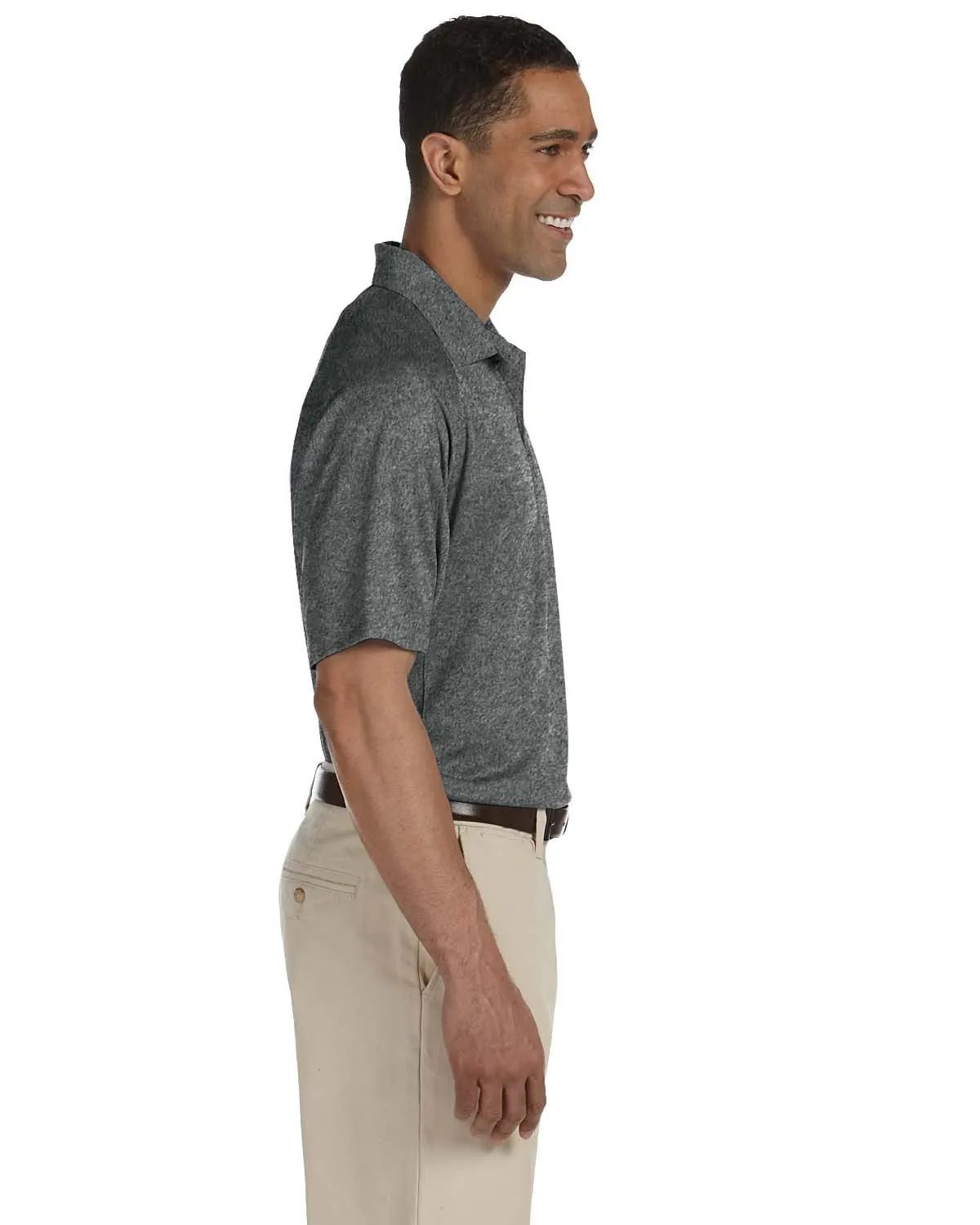 Harriton Polytech Mesh Polo