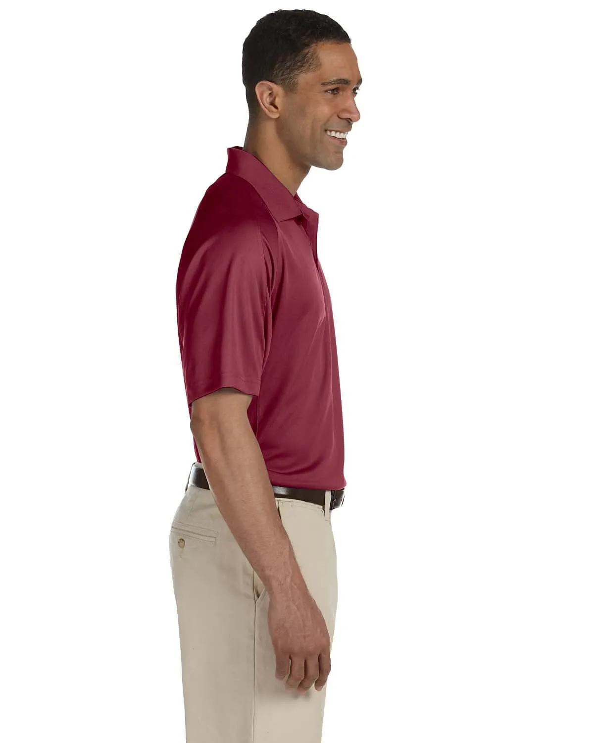 Harriton Polytech Mesh Polo