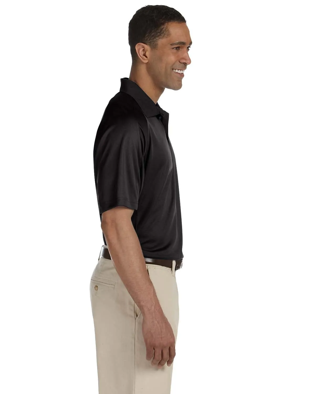 Harriton Polytech Mesh Polo