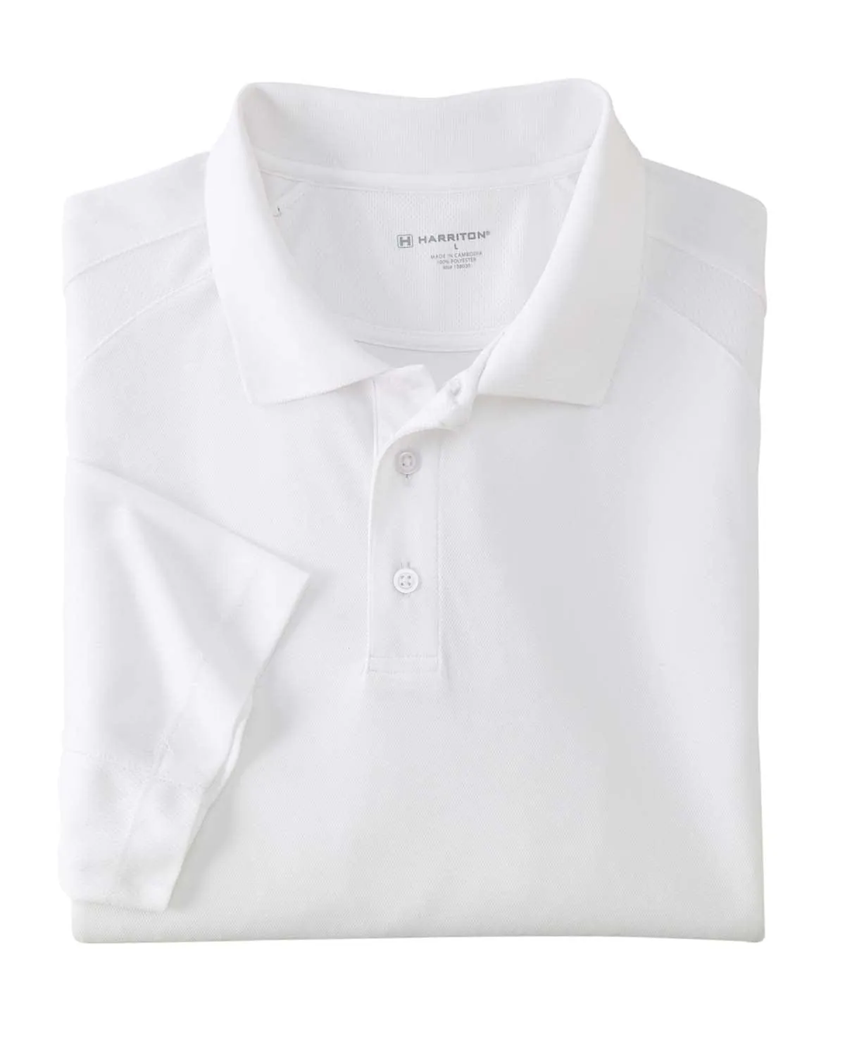 Harriton Polytech Mesh Polo