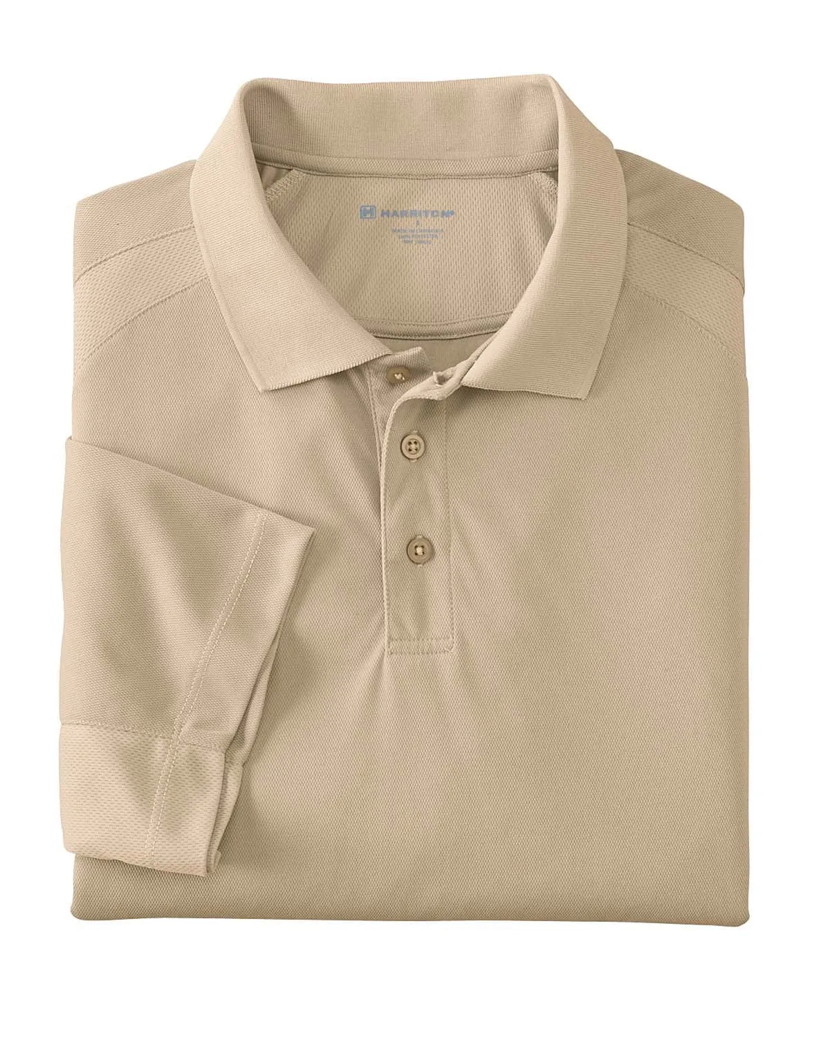 Harriton Polytech Mesh Polo