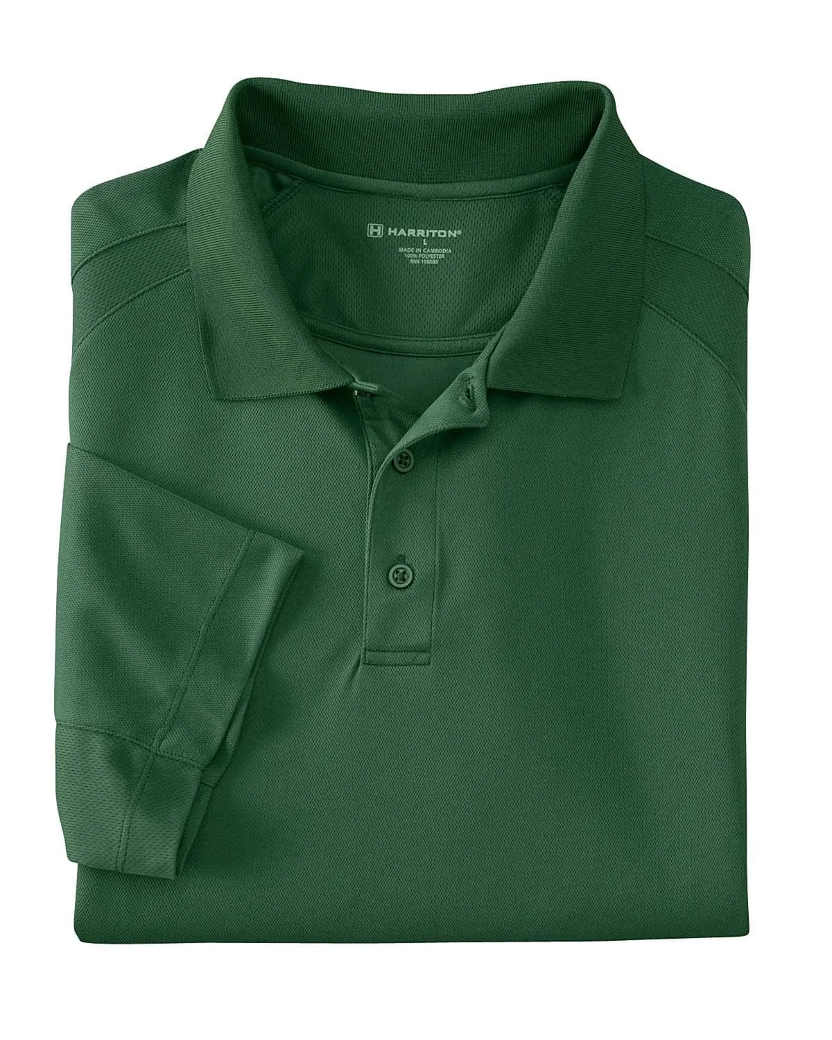 Harriton Polytech Mesh Polo